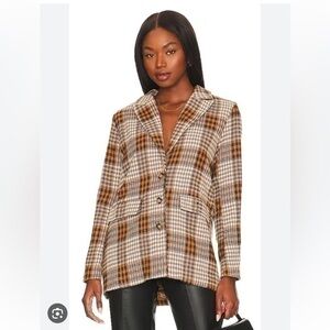 Revolve More To Come Oversized Plaid Blazer